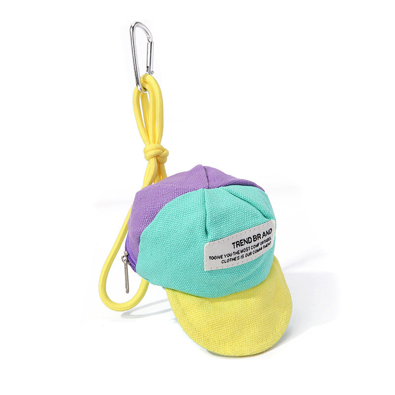Wholesale Candy Colored Zero Wallet Canvas Keychain